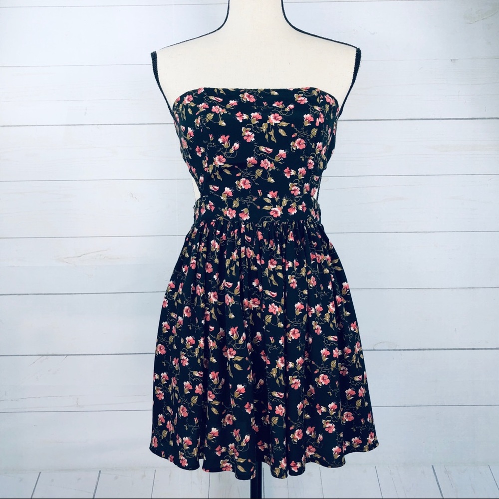 Forever 21 Strapless Halter Dress Size Small - Picture 1 of 11